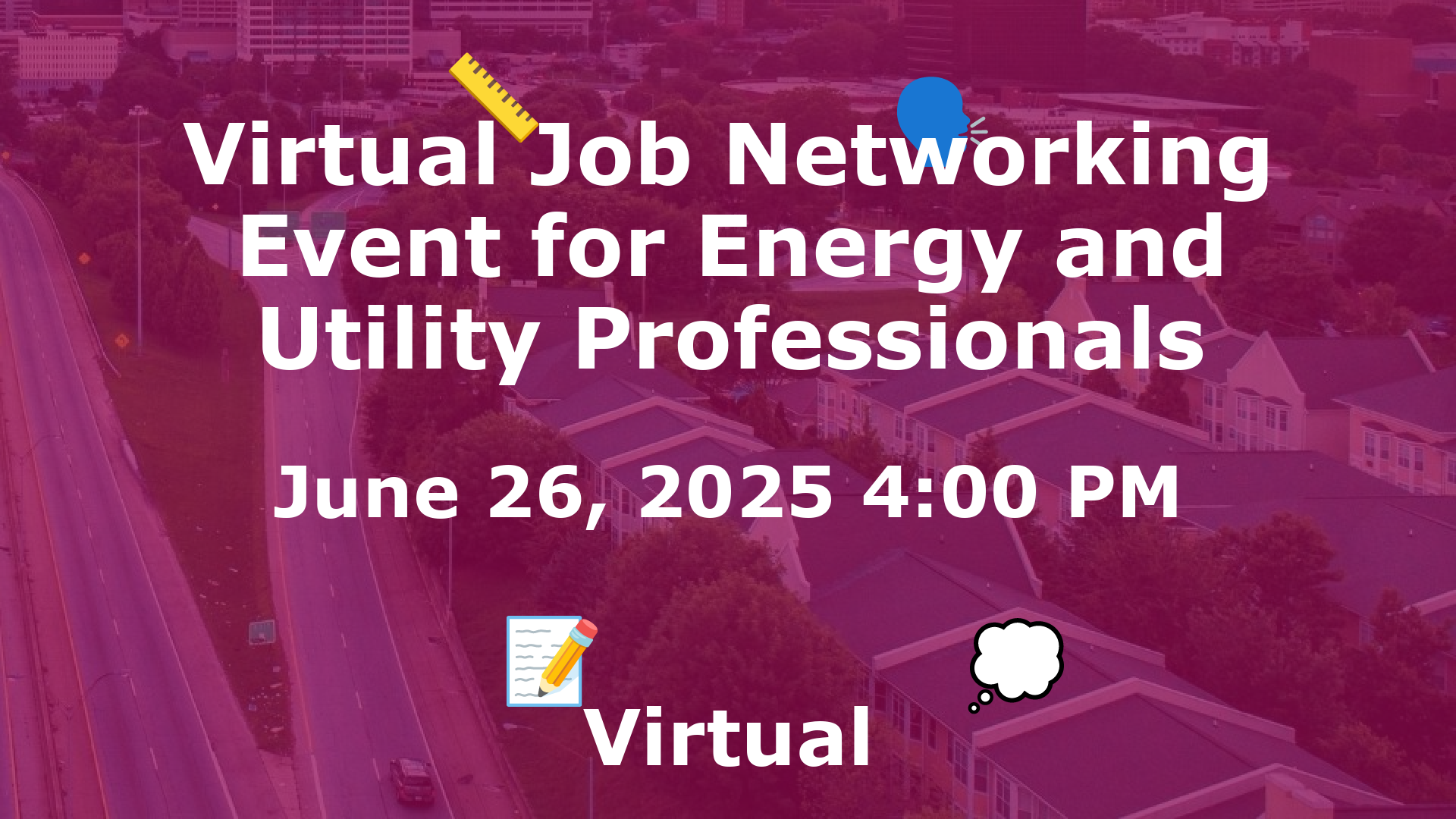 Virtual Job Networking Event for Energy and Utility Professionals event image
